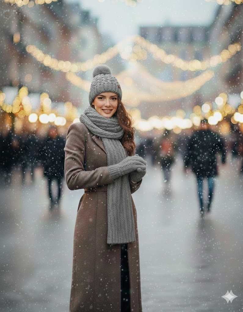 Unisex Winter Knit Hat, Scarf & Gloves Set – Keep Warm for Men & Women